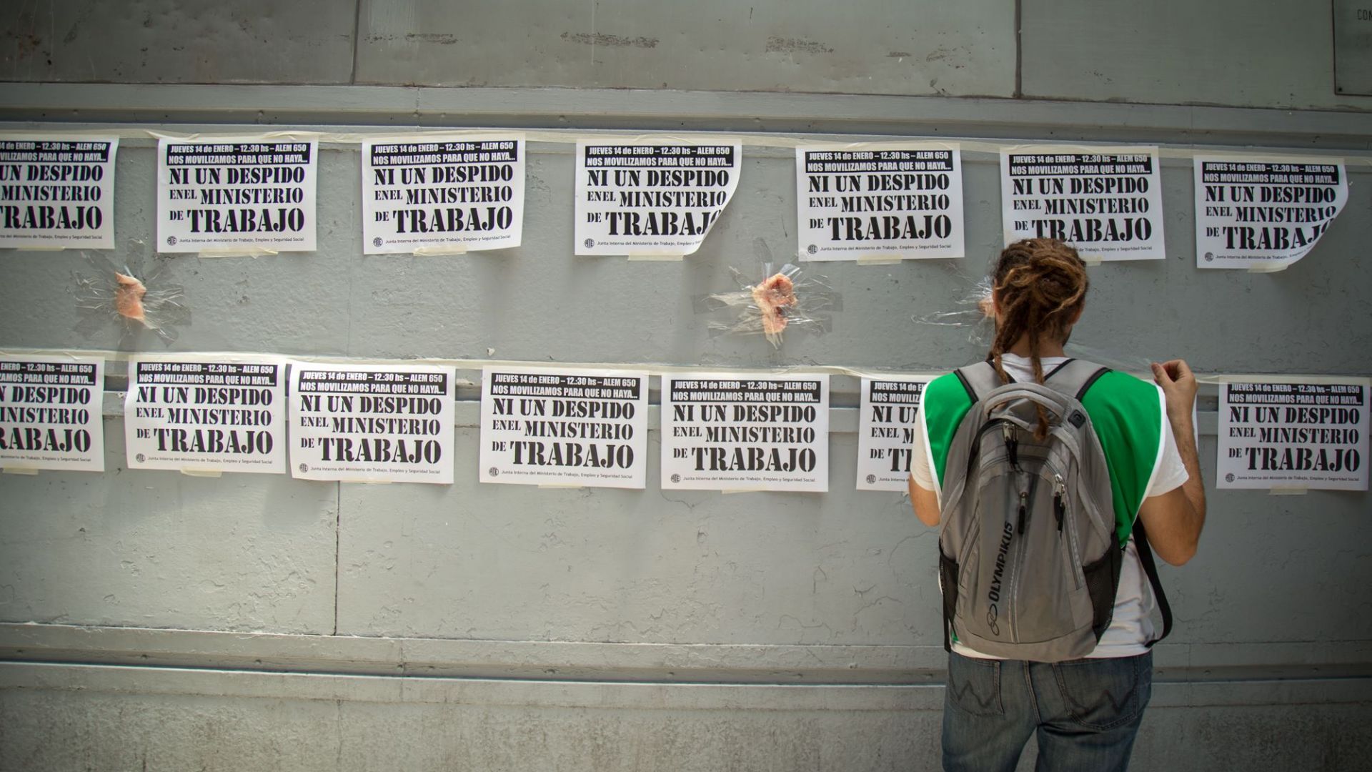 <strong>ATE Capital</strong> se movilizó en contra de los despidos