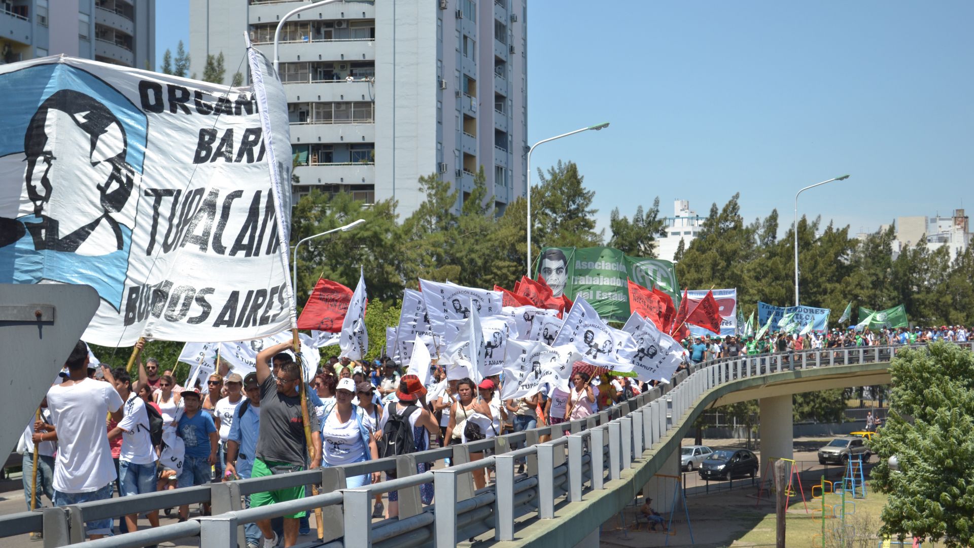 <strong>ATE Capital</strong> movilizó en apoyo a Milagro Sala