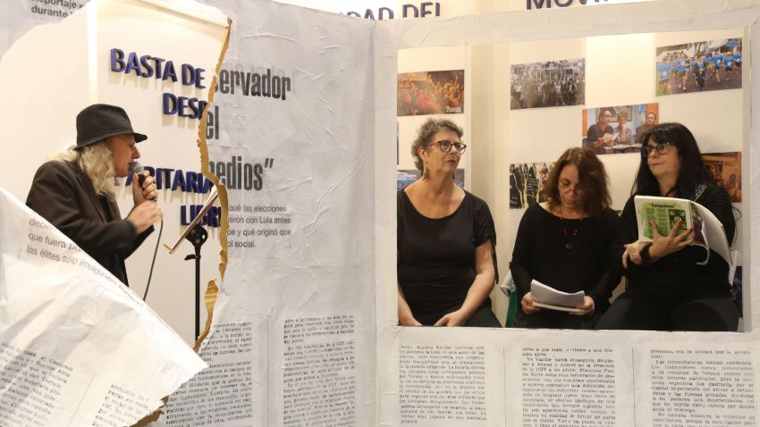 Feria del Libro: ATE Capital participó en el stand de RADAR de las y los trabajadores