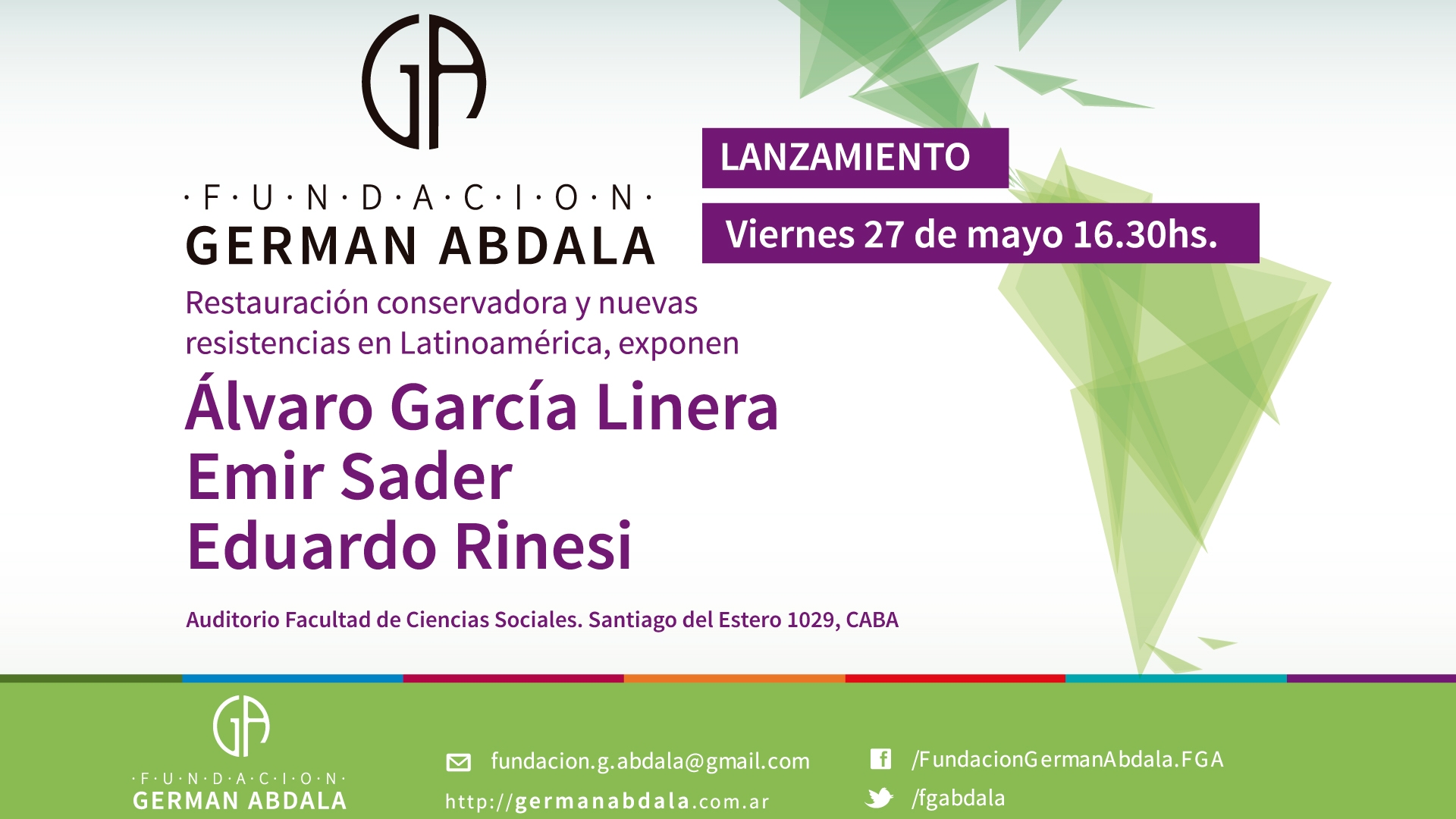 Lanzamiento Fundación Germán Abdala