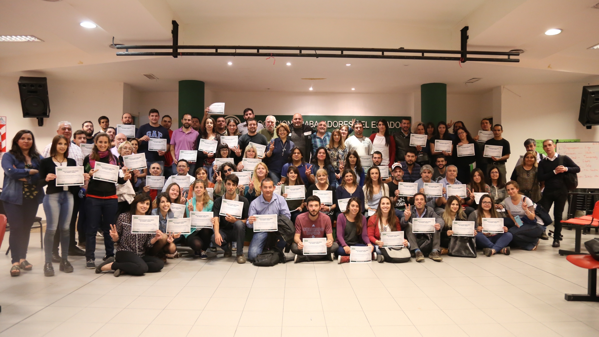 Culminó el curso de formación político sindical para delegados