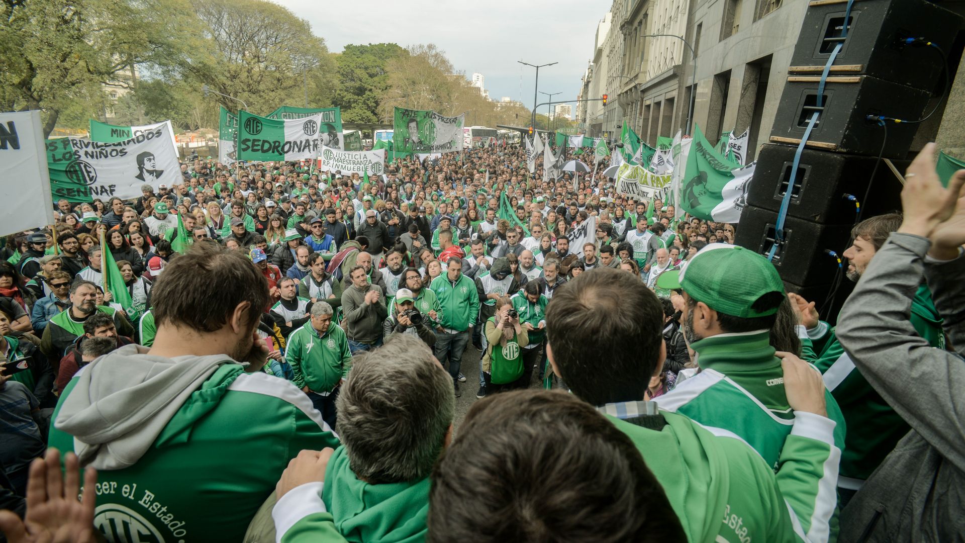 ATE de pie contra el ajuste, los despidos y el desguace del Estado