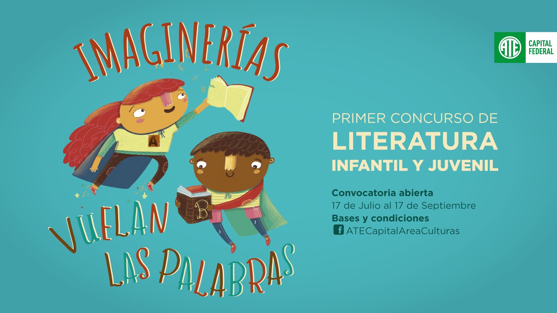 CONCURSO DE LITERATURA  INFANTIL Y JUVENIL <br> <strong> Vuelan las palabras</strong>