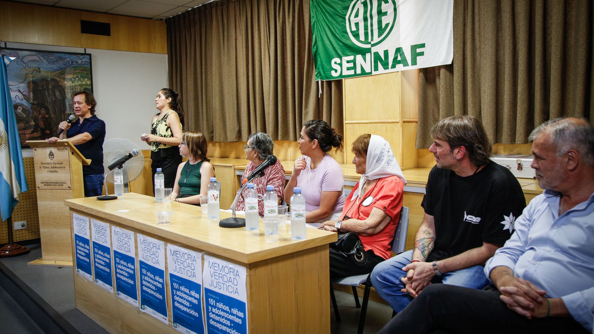 Homenaje a los 151 niños y niñas detenidos desaparecidos durante la Dictadura