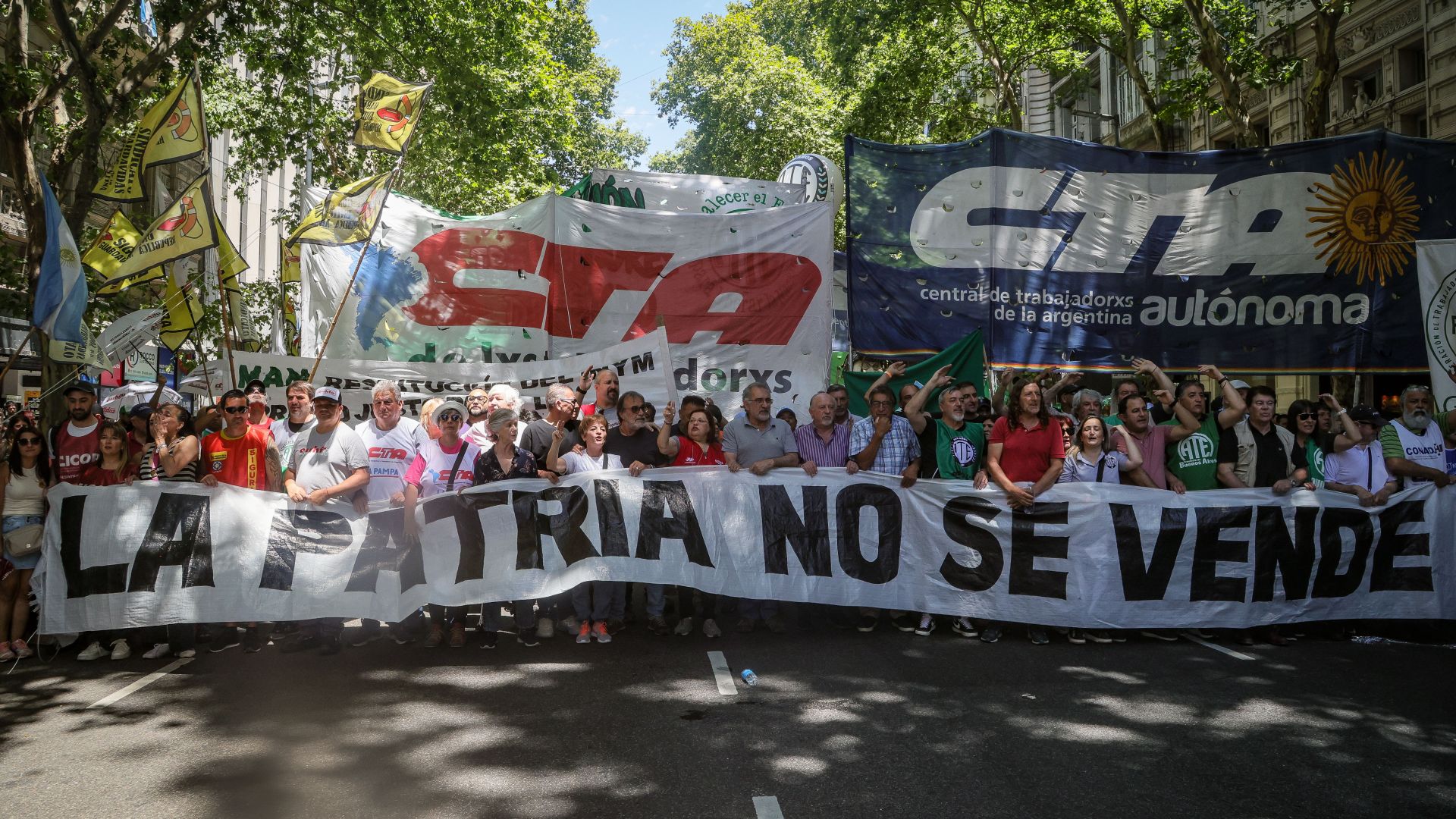 Por una Argentina sin hambre, con paz, justicia social y soberanía