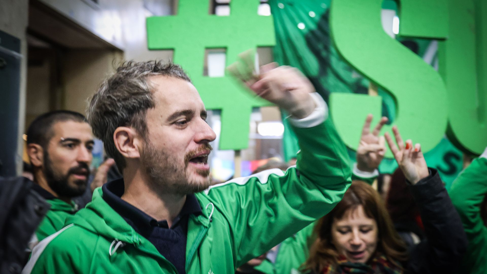 Jornada de protesta en el Ministerio Desarrollo Social de la Nación