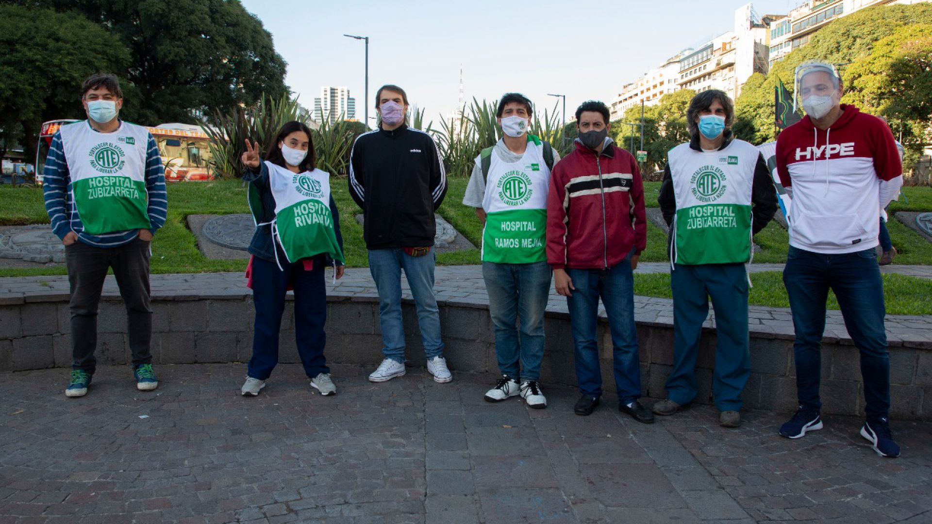 Se lanzó la Jornada de protesta “Lo Esencial es la Vida, no la campaña de Larreta”.